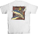 Flying Fisherman Native Angler Collection Tuna Short Sleeve Tee Shirts TP1564 Medium