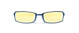 Gunnar Optiks PPK-04101 PPK Full Rim Advanced Video Gaming Glasses with Headset Compatibility and Amber Lens Tint, Cobalt/Snow Frame Finish