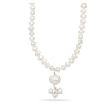 Childs Teens White Pearl Sterling Silver