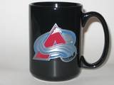 COLORADO AVALANCHE 15 oz. Ceramic COFFEE MUG with Pewter Team Logo