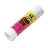 Glue Stic, Permanent, Lipstick Style Applicator, .26 Ounce, Clear Application AVE00166