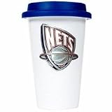 New Jersey Nets - NBA 12oz Double Wall Tumbler with Silicone Lid