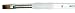 Royal & Langnickel Soft-Grip Bright Shader Paintbrush, Pure Sable, Size 2