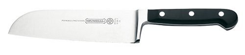 Mundial 5100 Series 7-Inch Santoku Knife, Black