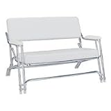 Double High Back Alum Folding Chair<!-- deckchairsale --> by Outer Banks Outfitters