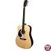 Full Size Acoustic Guitar with Free Carrying Bag - Natural