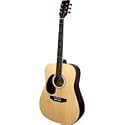 Full Size Acoustic Guitar with Free Carrying Bag - Natural