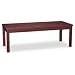 Mahogany Coffee Tables - Woodtone Laminate Coffee Table- Mahogany