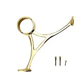 Combination Foot Rail Bracket - Polished Brass