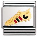 Nomination Composable Classic ITAL. FOOTBALL Edelstahl, Email und 18K-Gold (Schuh ROT - SC Preisvergleich