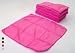 ULTRA FINE MULTI USE 100% MICROFIBER TOWELS PINK 16"x16" (1 Dozen)
