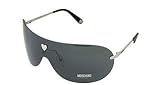 Moschino 510 Silver Women's Shield Sunglasses