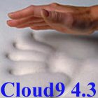 Two Contour Pillows included with 4.3 Cloud9 King 2 Inch 100% Visco Elastic Memory Foam Mattress Topper