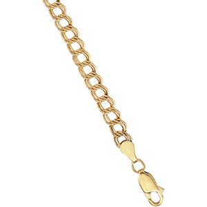 14K Yellow Gold Solid Bracelet- by