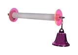 Feathered Phonics AcroPerch 6 x &Acirc;&frac34; Acrylic Perch with Bell