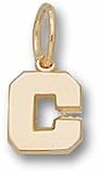 Cornell Big Red Bears "C" 1/4" Charm - 10KT Gold Jewelry
