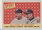 1958 Topps #475 - All-Star Managers/Fred Haney/Casey Stengel
