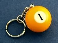 One Ball Keychain Billiards Billiard Pool 1