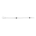 14K White Gold 0.06 ct. Diamond and 5/8 ct. Sapphire Fashion Bracelet - 7.25''