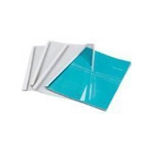 Fellowes CRC52253 1 16 Black Linen Thermal Binding Covers - 10 Pack by 