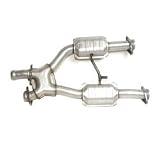 BBK 1638 2.5 Short X-Pipe with Converters for Ford Mustang by BBK