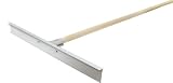 MARSHALLTOWN The Premier Line RED700232 3-Inch by 30-Inch Asphalt Lute with 66-Inch Wood Handle