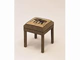 Powell Company M40 Elephant Chenille Parsons Bench Set of 2