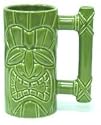 GREEN TIKI MUG HAWAII - ISLAND LUAU PARTY