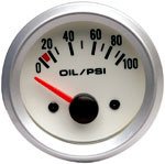 APC (107163) Speed Glo Oil Pressure Gauges - Gauge, 2.0625, Speed Glo, Oil Pressure