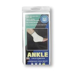 Four-way Stretch Compression Ankle Brace - Small: 7 3/4-8 1/2