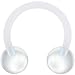 BIOPLAST Cool Clear Barbell Circular Horse Shoe