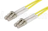 50/125 Colored Fiber Optic Duplex Cables with LC, SC and ST Connectors