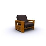 IMAGE OF Elite Portofino Jr Twin Futon Chair 35-0802