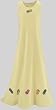 Flip Flop Parade Cotton Knit Dress