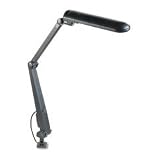 Ledu L355MB Convertible Energy Efficient Long Arm Fluorescent Lamp, 34 Reach, Matte Black