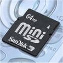 SanDisk SDSDM-64-801 64MB mini SDカード