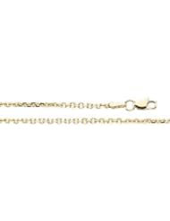 Diamond Cut Cable Chain 14K Gold Yellow Ch524 20 Inch