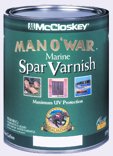 Man O War Spar Marine Varnish - 80-7505 1G Satin Spar Varnish