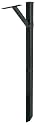 Solar SDPK Group Steel Mailbox Mounting Post, Black