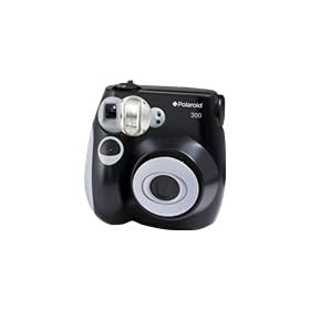 Polaroid PIC-300B Instant Analog Camera (Black)
