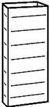 3-1/4x10x24 Wall Stack