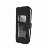 Pdair Leather Case for Nokia Communicator 9500 - Book Type (Black) - Ver.1
