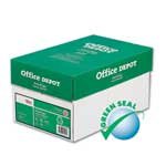 Office Depot(R) green(TM) Brand 35% Recycled Envirocopy(TM), 8 1/2in. x 11in., 20 Lb., 104 Brightness, Case Of 10 Reams