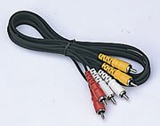 Canon STV150 3 phono to 3 phono AV cable