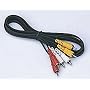 Canon STV150 3 phono to 3 phono AV cable