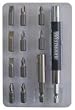 Westward 1VXN7 Magnetic Drive Guide Set, Size 1/4, 15 Pc
