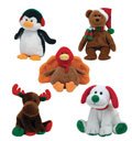 Childrens Toyshop  Sporting Goods : Ty Beanie Babies - Holiday 2008 Retail Releases ( Set of 5 )