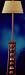 Croquet Floor Lamp with Beige Parchment Shade
