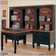 Buy Cheap Kathy Ireland Home by Martin Furniture Copley Essentials Six Part Peninsula Home Office Set