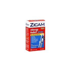 Zicam Allergy Relief Gel Swabs, 20 count (Pack of 3)